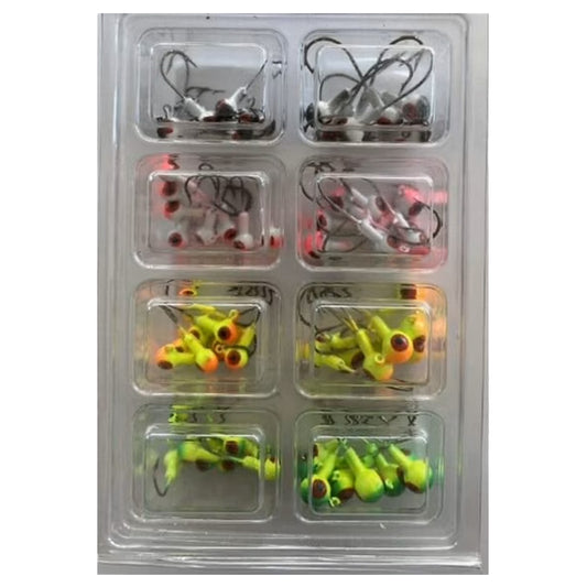 2-Color Round Jig Head Kit- 1/32oz & 1/16oz
