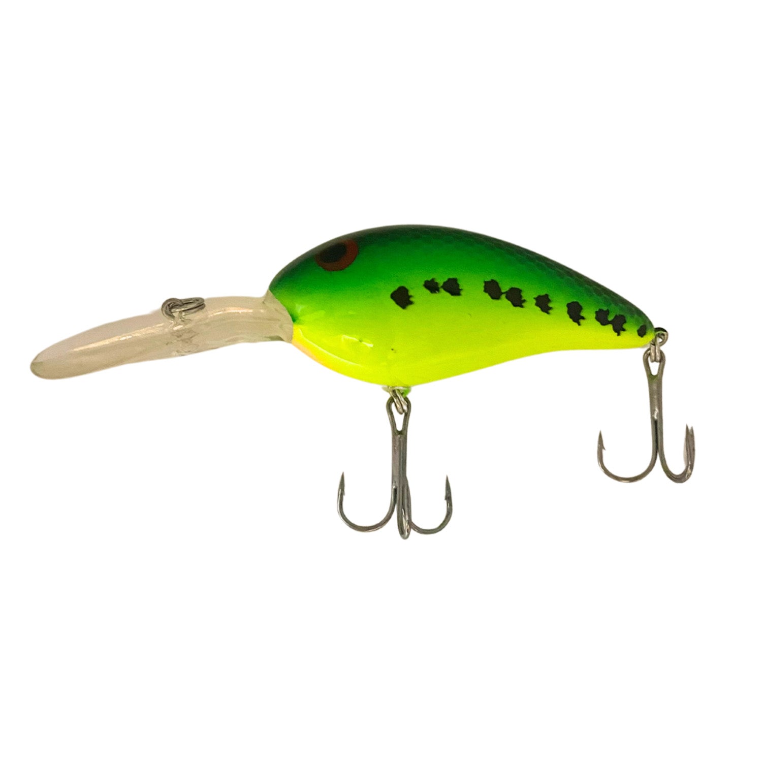 dad in 2 fish hooks Head Hunter Grand Dad Deep Runner Crankbait