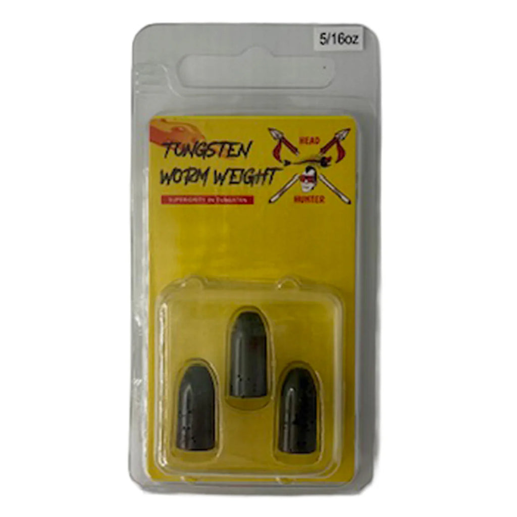 Tungsten Worm Weight, Pack of 3