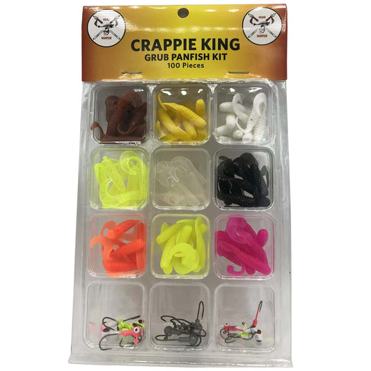 Crappie King Grub Panfish Kit